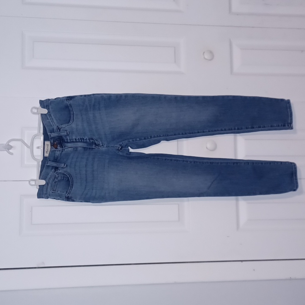 Madewell light wash 9" mid-rise skinny jeans sz28